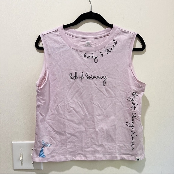 NWOT Disney Parks Princess Collection Crop Tank Top Ariel Little Mermaid - Picture 1 of 6